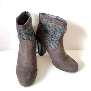 JUICY COUTURE “Lupia” Cable Knit Heeled Boots—SZ 8